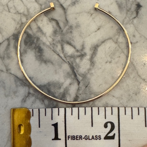 Kendra Scott .19ctw diamond 14k yellow gold open bracelet - Picture 4 of 9